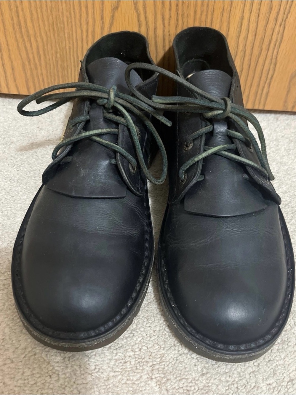 Custom Jim Green Vellie barefoot Size 8 rose anvil kiltie, laces